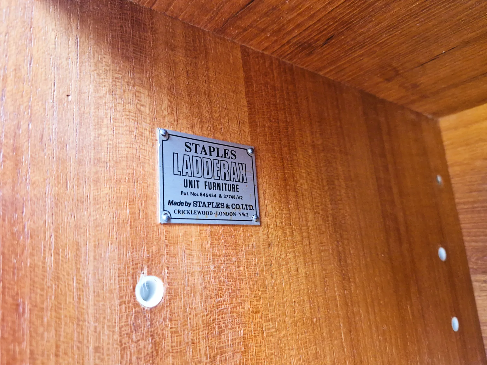 Furniture Staples Ladderax Vintage 1960s Mid Century 3 Bay Danish Design Cabinet Sideboard Shelf System Pg099 photo