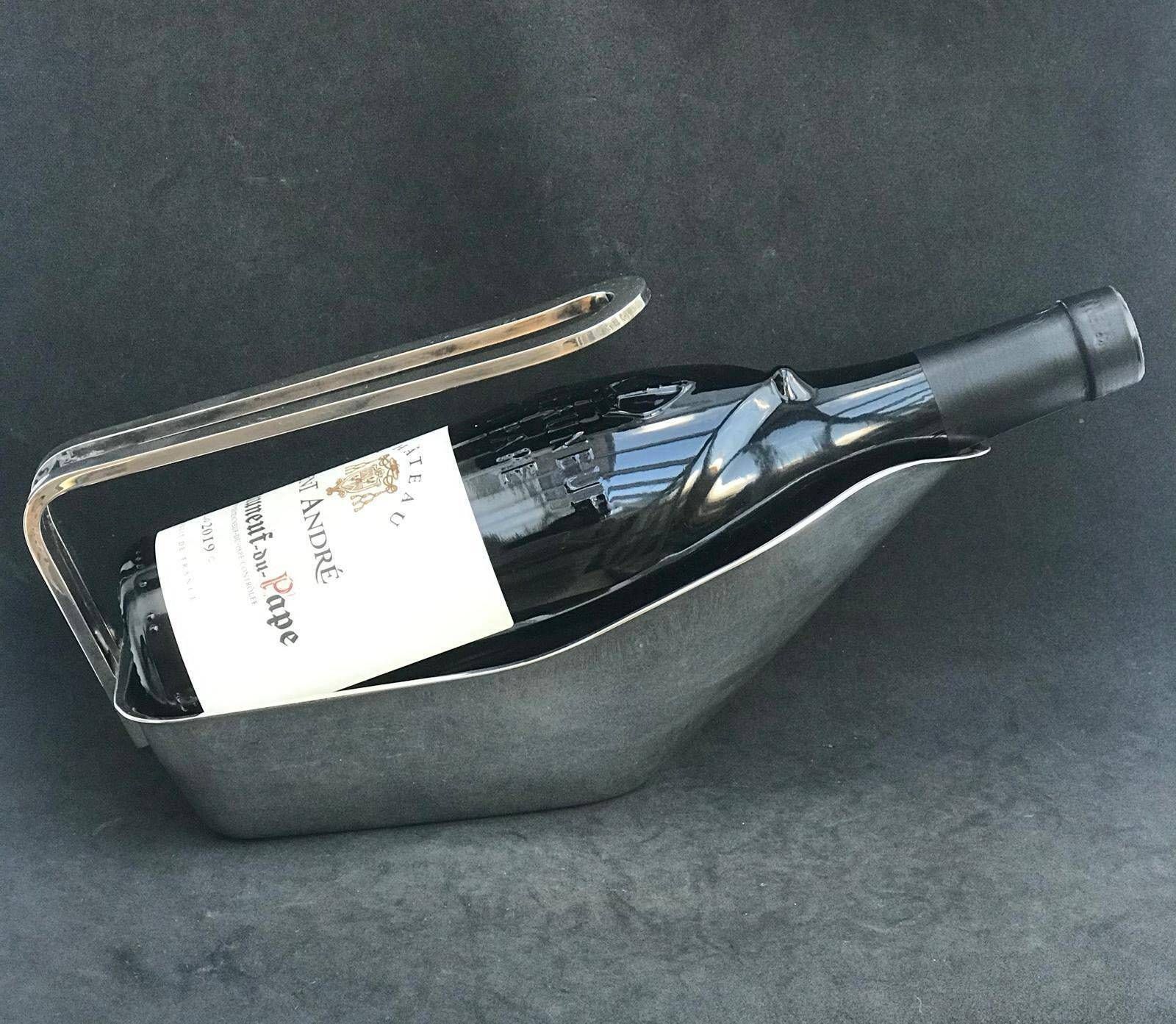 Wine Bottle Holder Cradle Bottle Stand Maestri Made In Italy Wine Cradle, Wine Holder Stand Bar Accessories Gift For Him Bar Tools Luxury photo buy