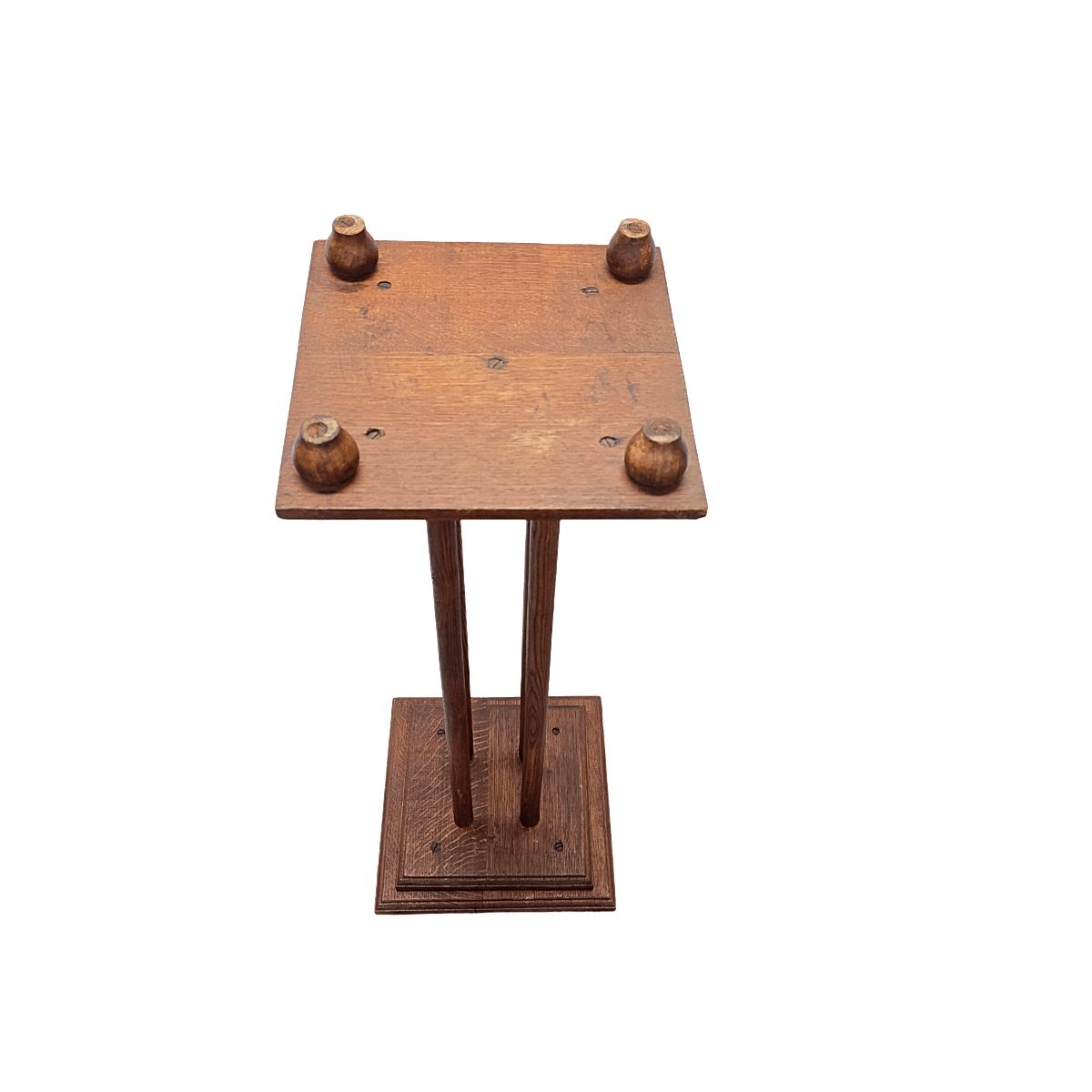 Antique French Oak And Pine Planting Table. Early 1900s photo vinterior