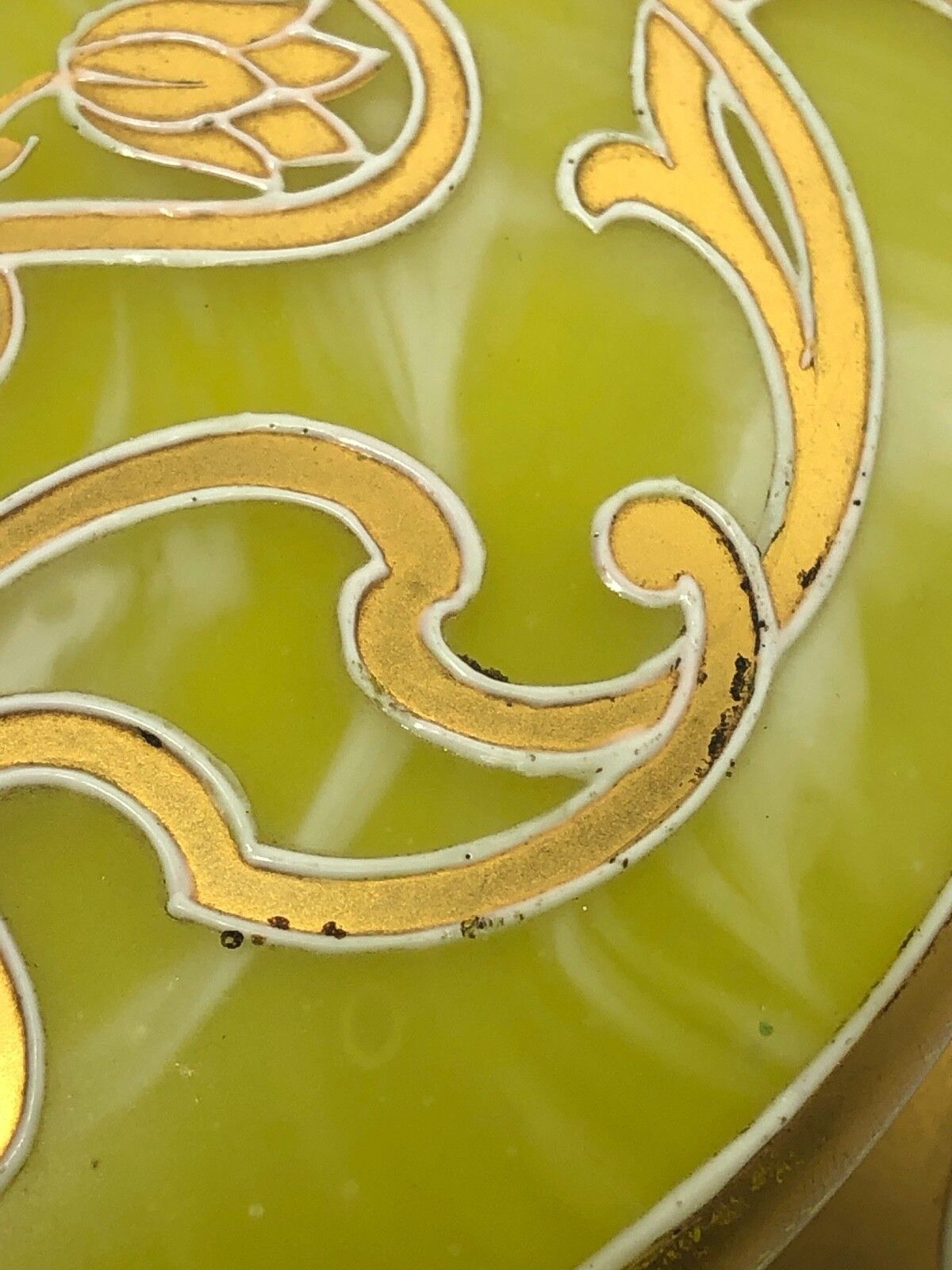 Woonaccessoires Loetz Jugendstil kunstglas opbergdoosje photo