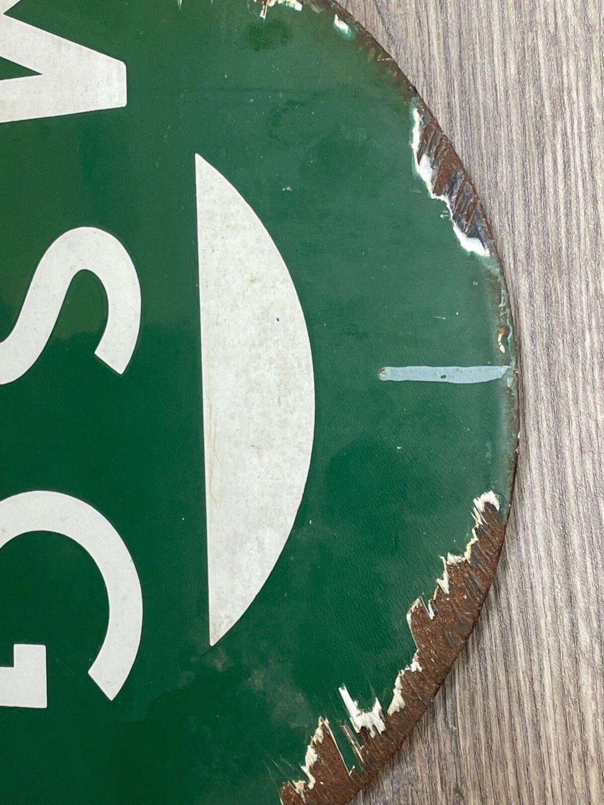 photo buy Mid Century Railway Heritage Southern Railway Enamel Target Sign Ramsgate Station