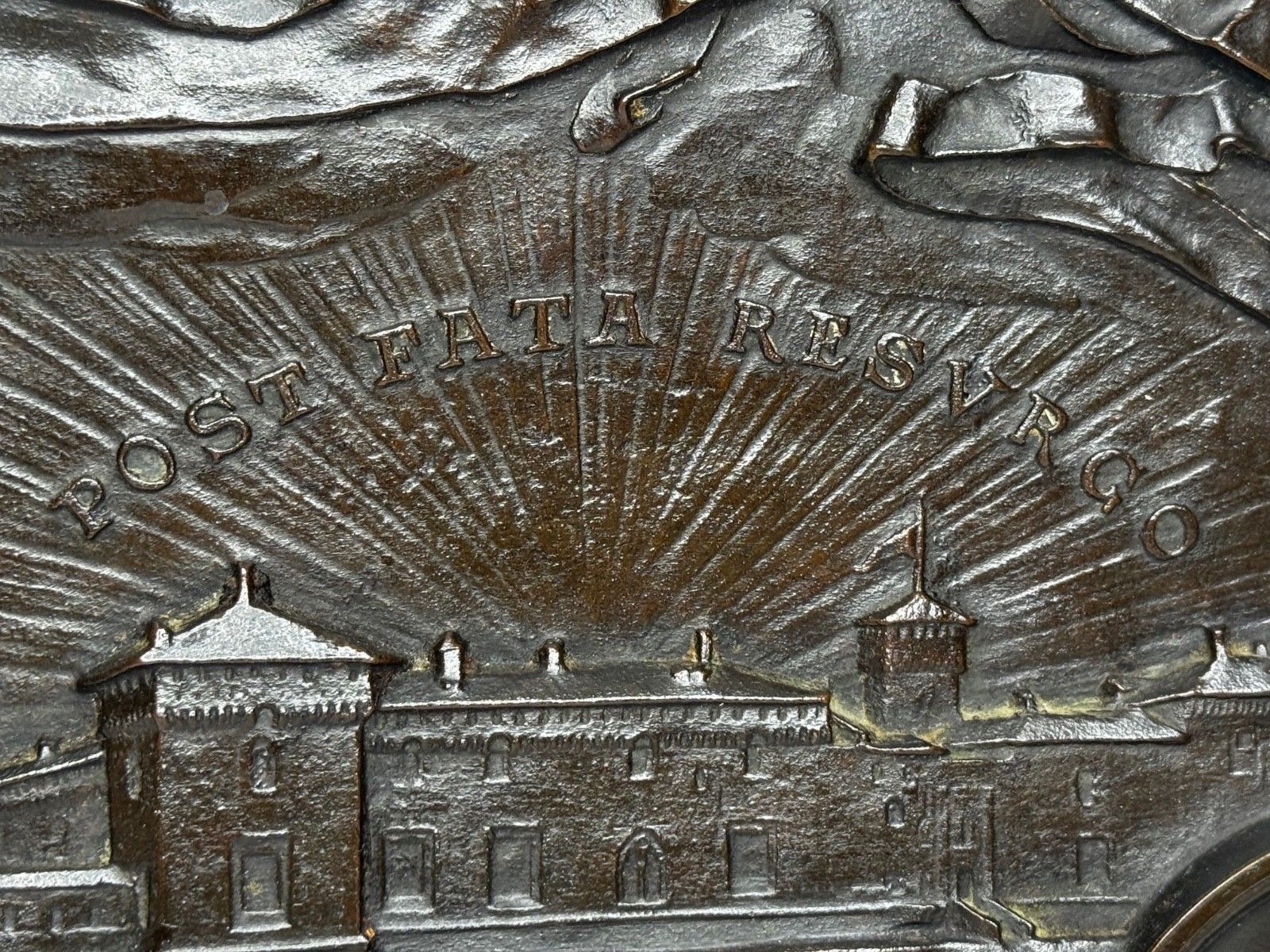 photo buy 19th Century Bronze Sculpture Castello Sforzesco Milan Sforza Visconti Heraldry