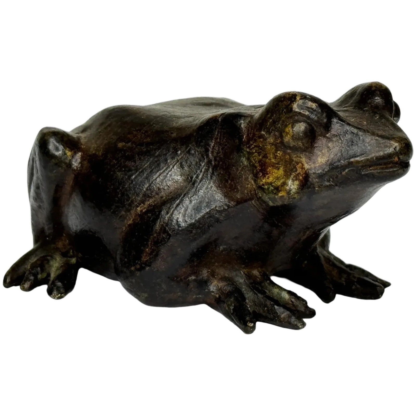 19th Century French Bronze Frog Parisian Workshop C1850 Sculpture In The Manner Of Moigniez