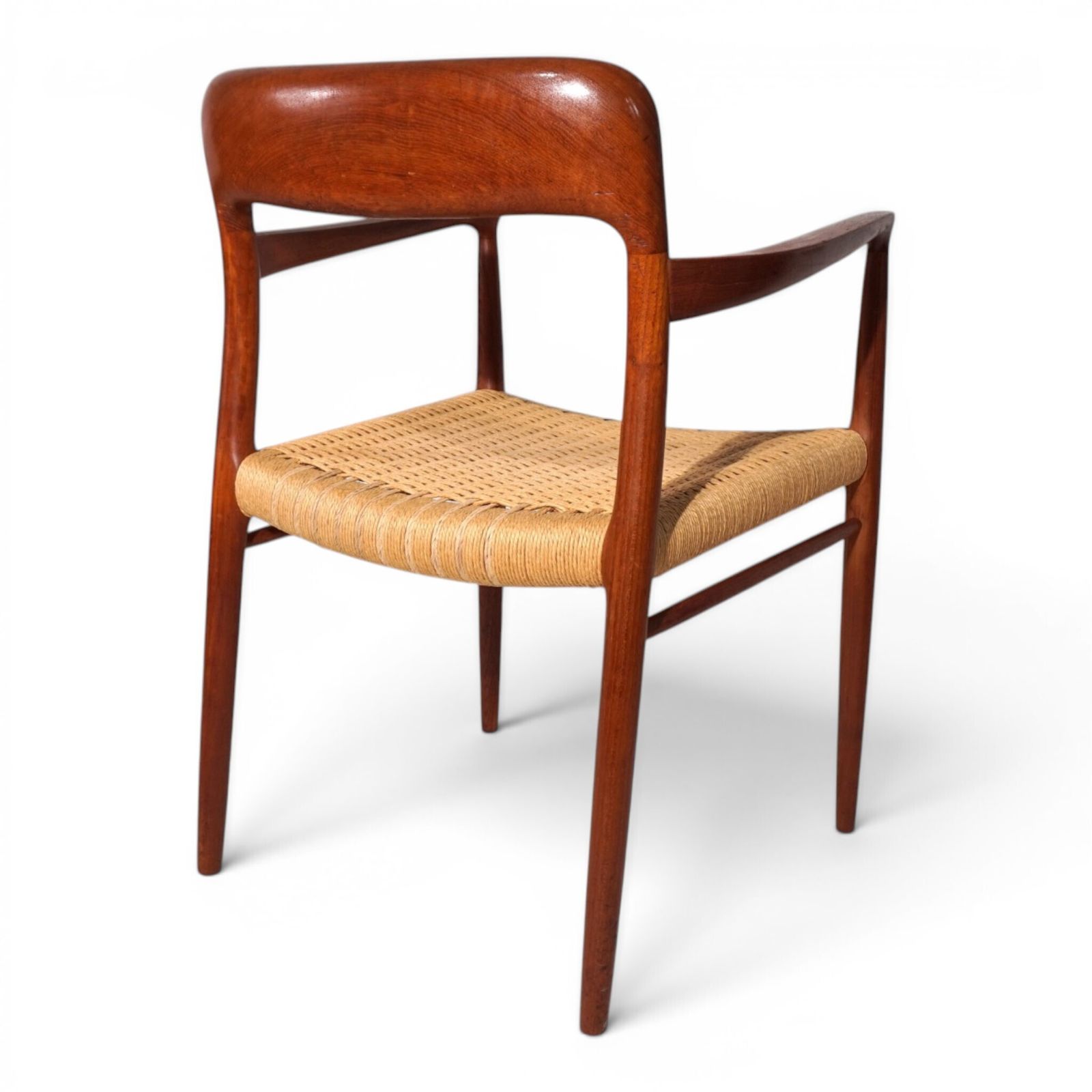 Møller Model 56 teakhouten stoel van Niels Otto Møller voor J.L. Møllers, 1956 photo for sale