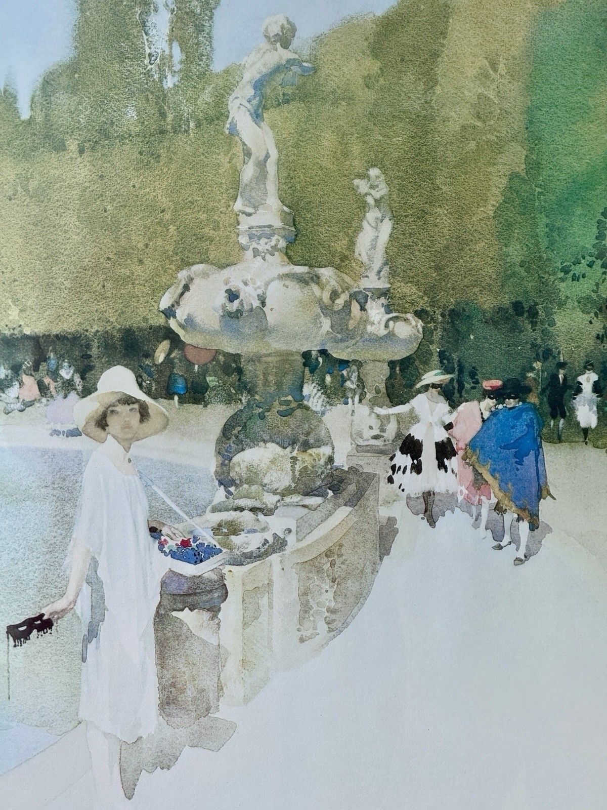 Sir William Russell Flint "A Florentine Masquerade" Limited Edition Print 76/750 photo for sale