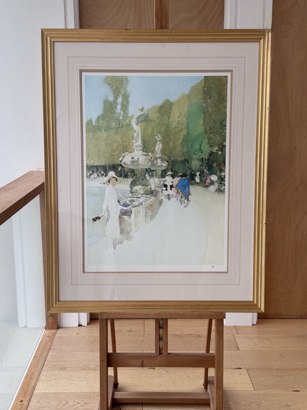 photo vinterior Sir William Russell Flint "A Florentine Masquerade" Limited Edition Print 76/750