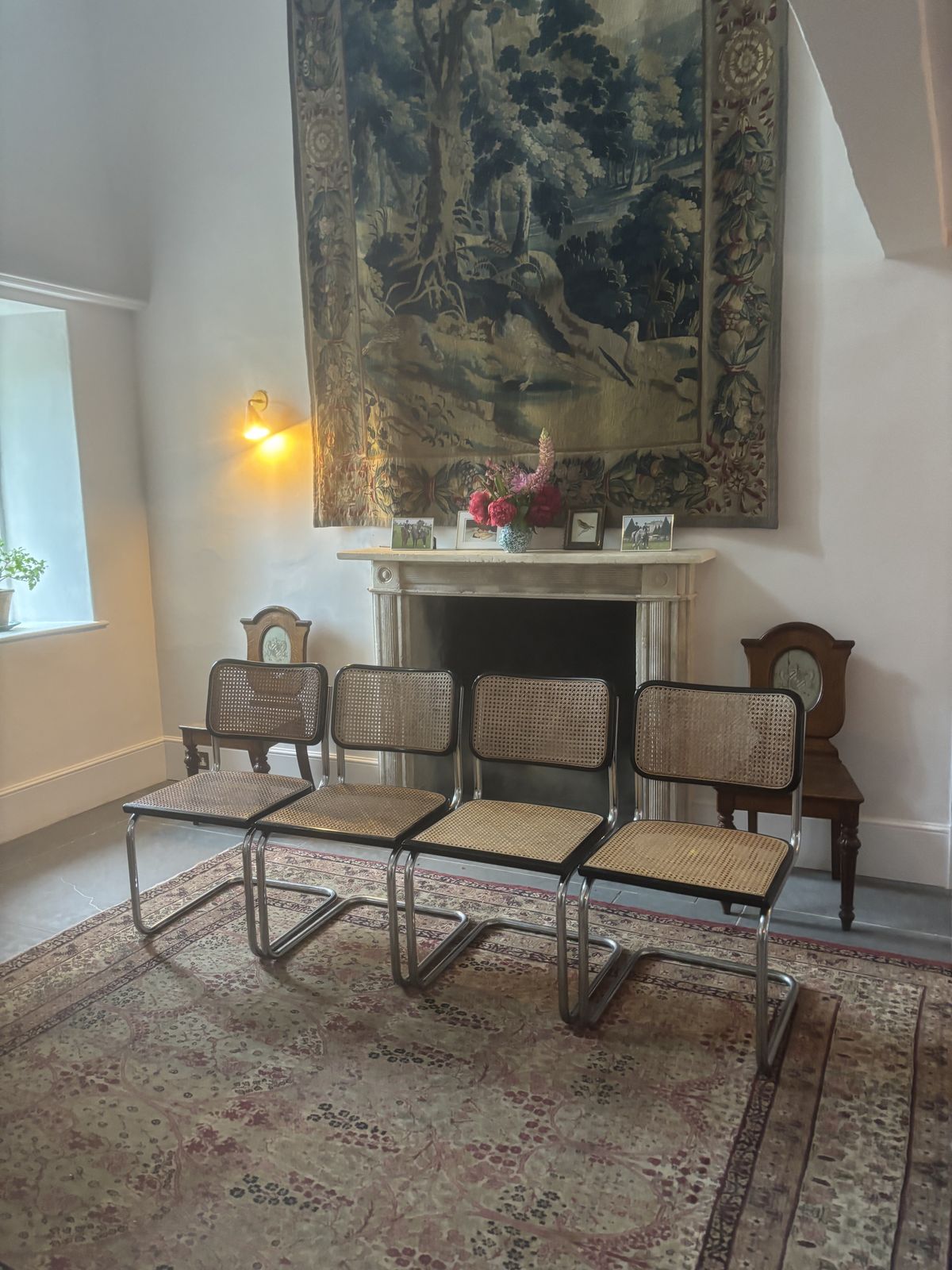 Set Of 4 Original 1960s Marcel Breuer Cesca Chairs Made By Gavina Italy