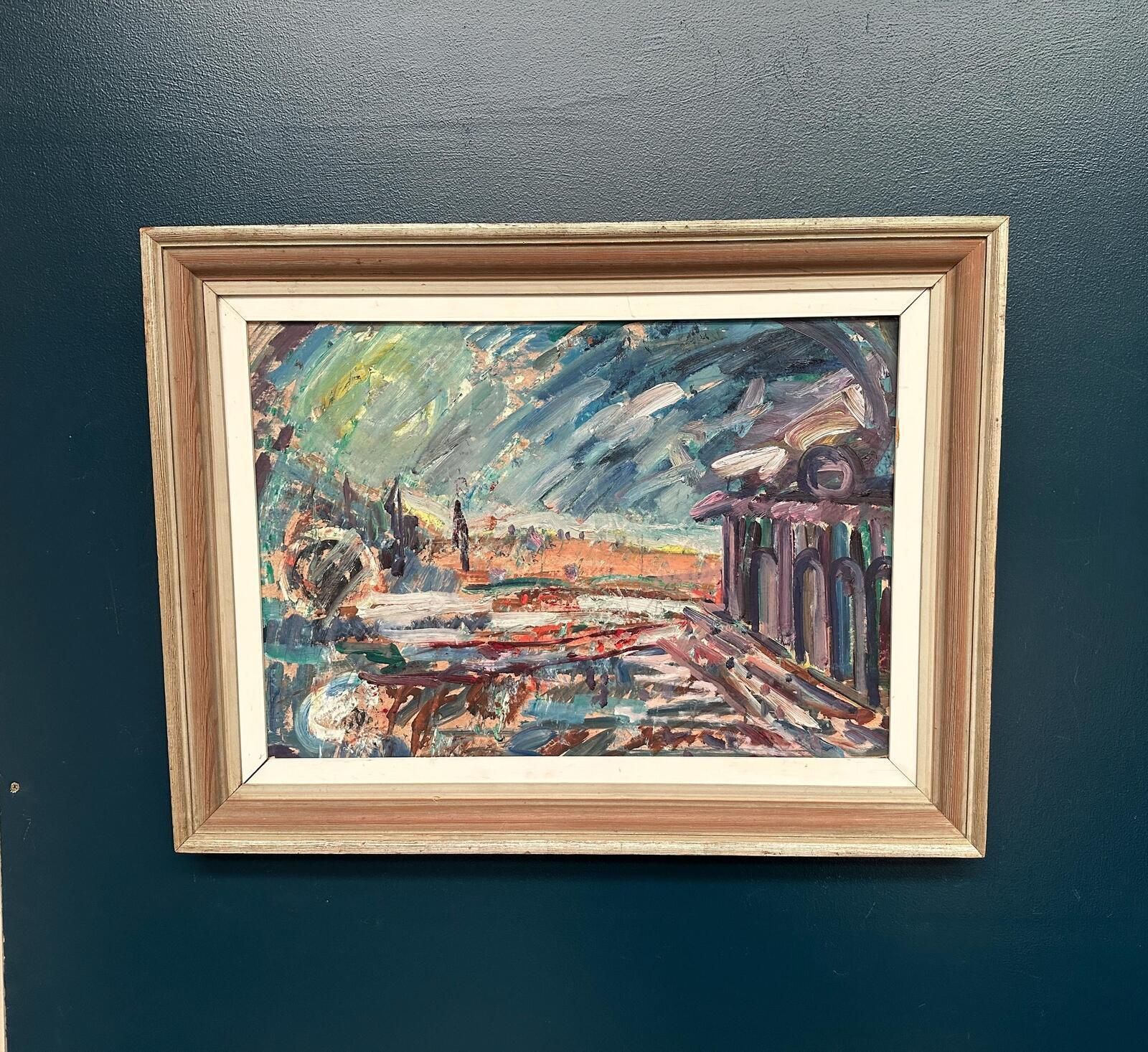 “The Harbor Arches” Oil On Canvas Painting.