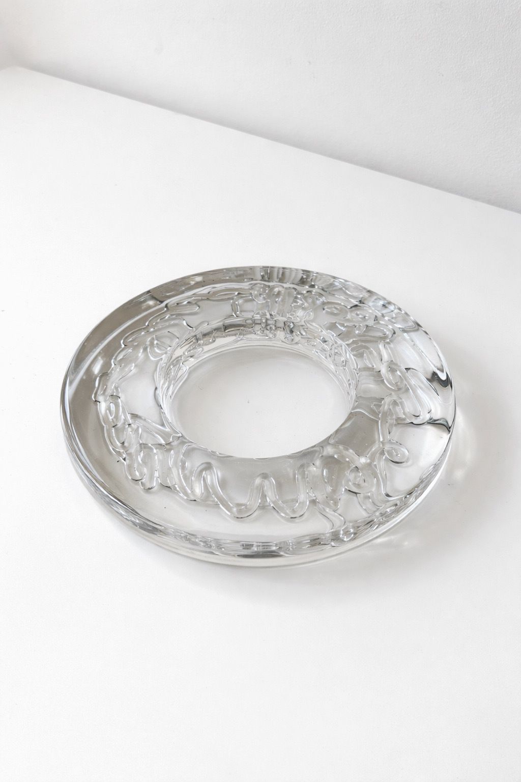 Iittala Arkipelago Crystal Candle Holder Designed By Timo Sarpaneva,  1980s photo furniture