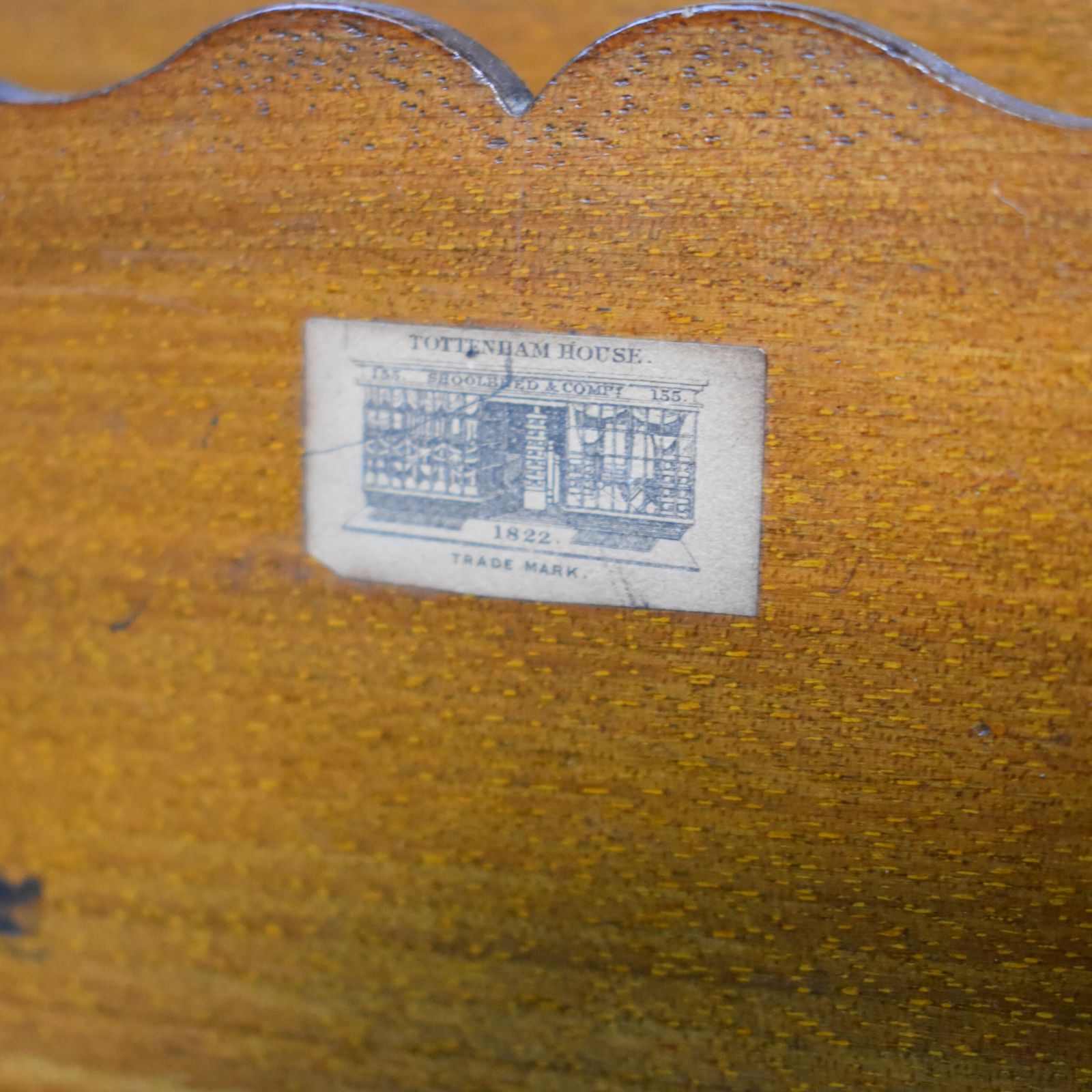 photo furniture Antique 1881 James Shoolbred Walnut Campaign Stationery Tottenham House Cabinet