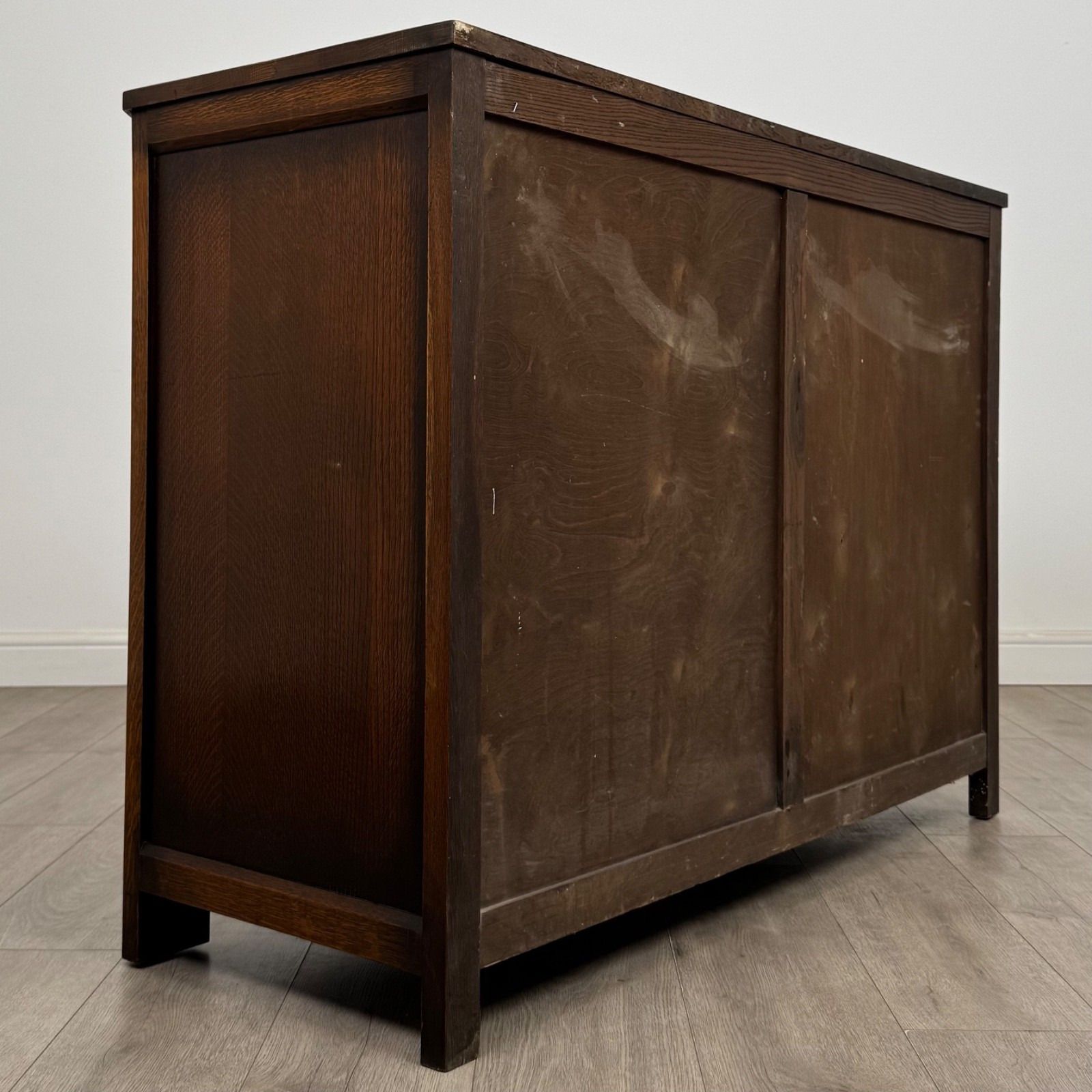 Antique 20th Century Arts And Crafts Style Sideboard In Oak ( Af 5331 ) photo 585.0
