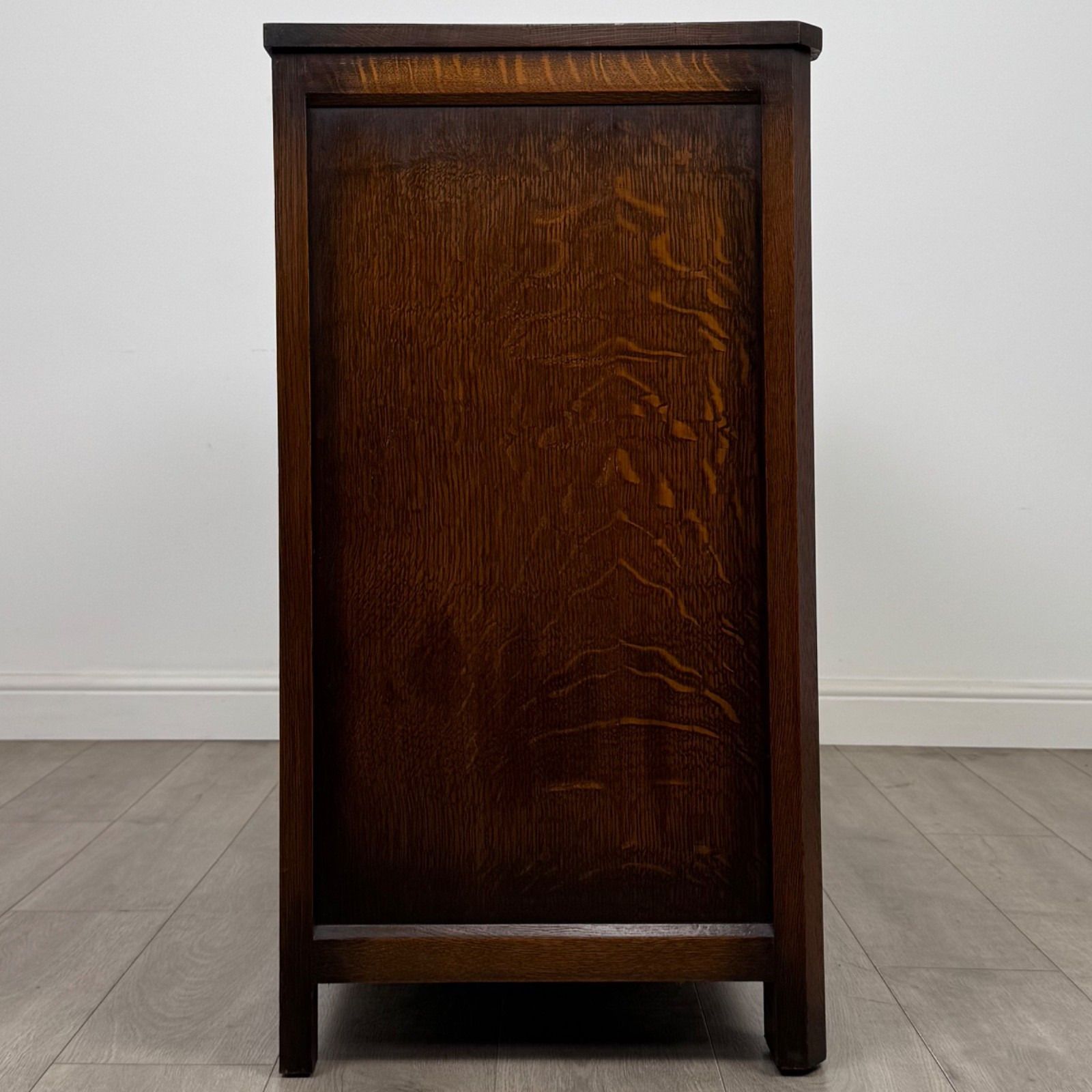 Antique 20th Century Arts And Crafts Style Sideboard In Oak ( Af 5331 ) photo vintage