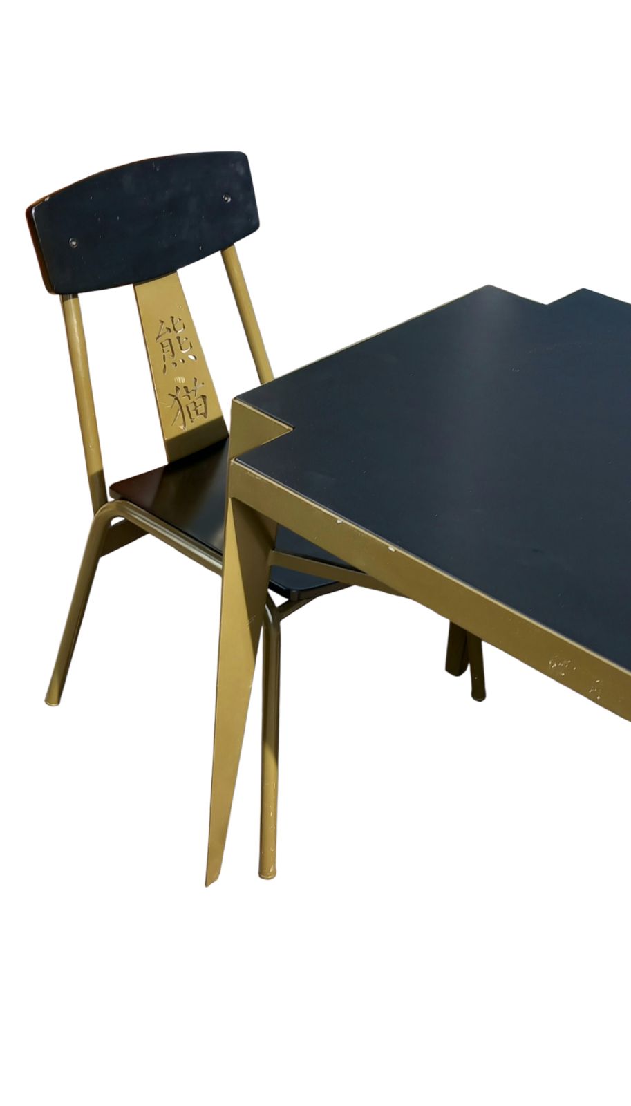 4370.0 Rare Cravt Original 'Pandasia' Prototype Table & Chairs Set For Ouwehands Zoo, Netherlands. photo