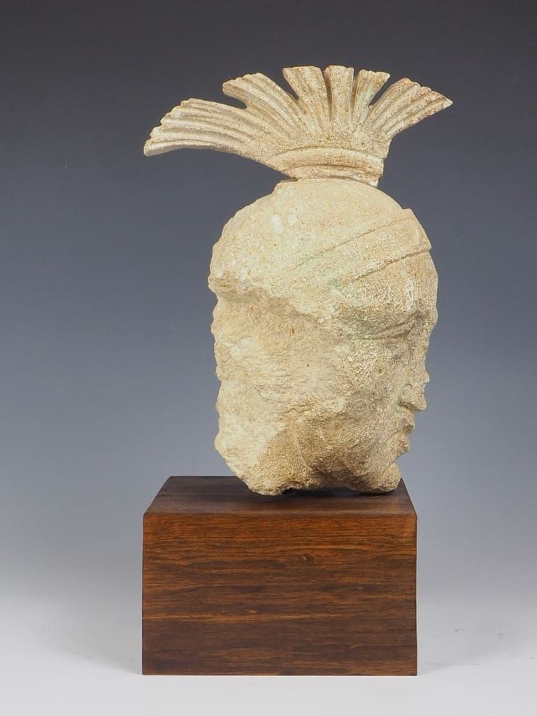 photo furniture Antique Venetian Stone Head Of A Roman Gladiator