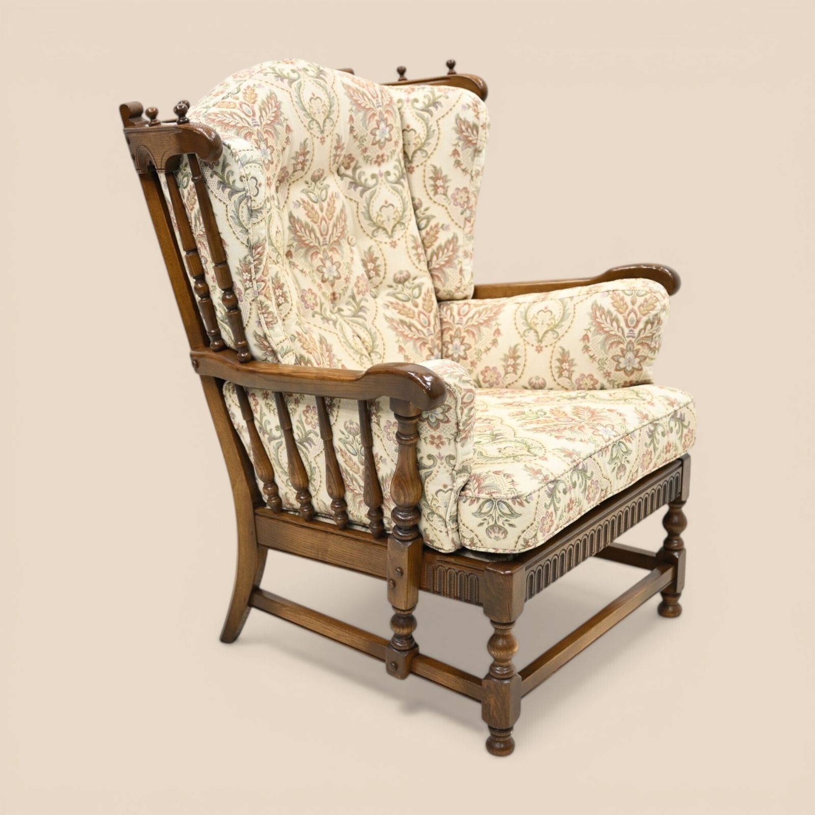 Ercol Cloister Wing Back Easy Fireside Armchair Golden Dawn Free Delivery photo buy
