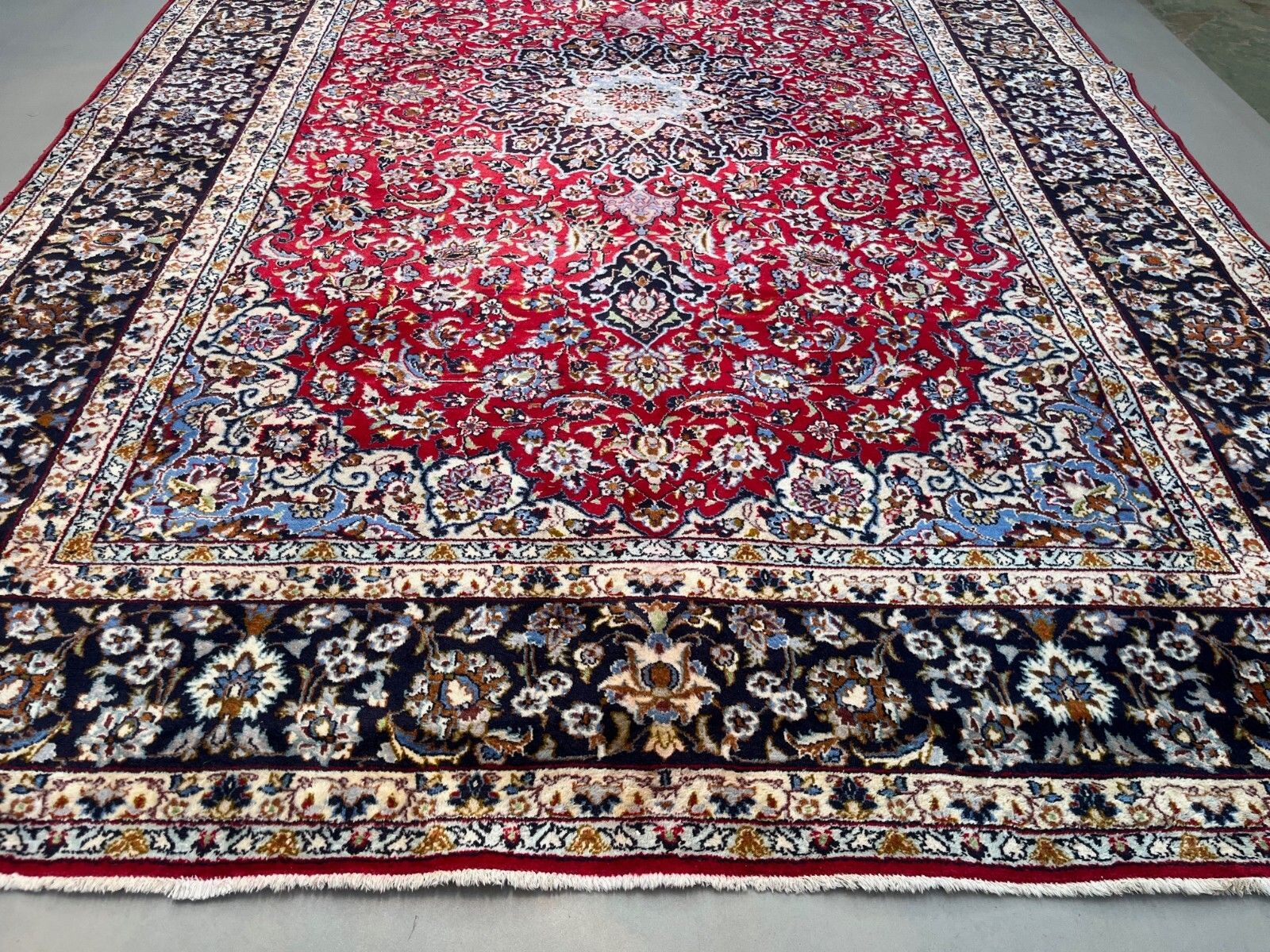 Antiek Tribal Vloerkleed 433x300 cm Wol Oosters Handgemaakt Tapijt 2502 photo vinterior