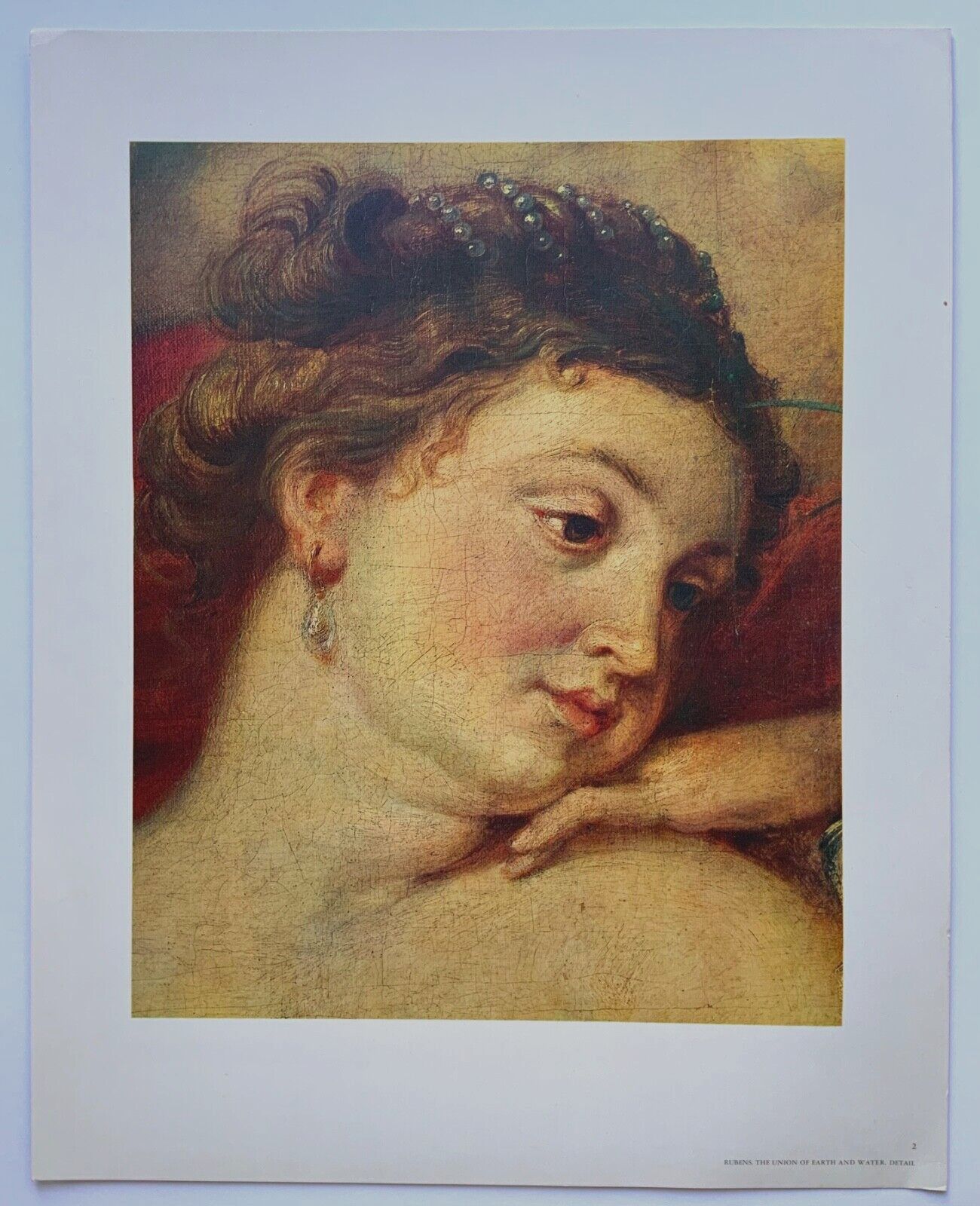 Set Os 3 Vintage Print On Paper From Rubens Oil Painting 32cm X 42 Cm photo vinterior