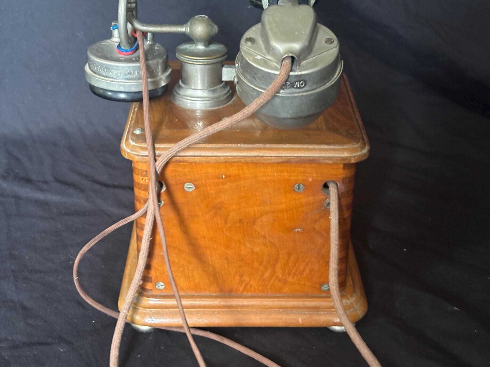 Hand Crank Telephone Circa 1934 French Telephone, Thomson Houston Model 1910 photo Home Decor