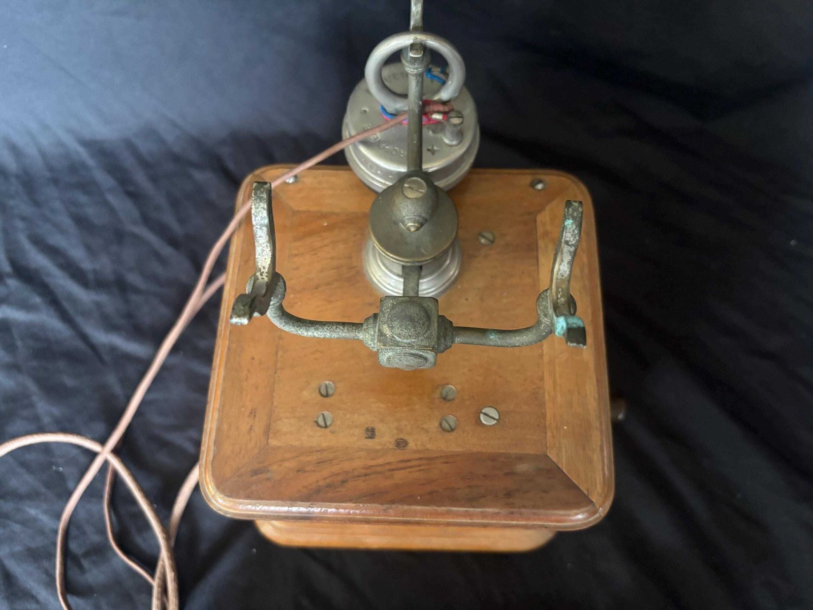 Hand Crank Telephone Circa 1934 French Telephone, Thomson Houston Model 1910 photo 199.0