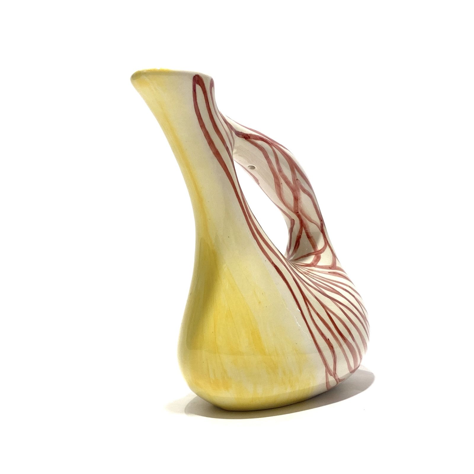 Lux Marmaca Italiaanse Pottery Jug Pitcher, Mid-Century Modern Alla Moda Ceramics photo Woonaccessoires