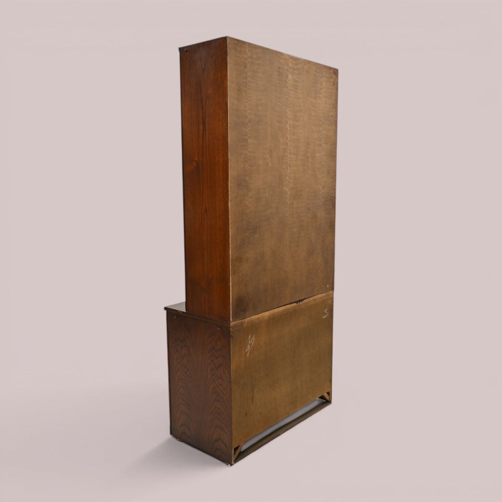 Old Charm Wall Unit Bookcase Display Drawers Tudor Brown Free Delivery* photo 427.0