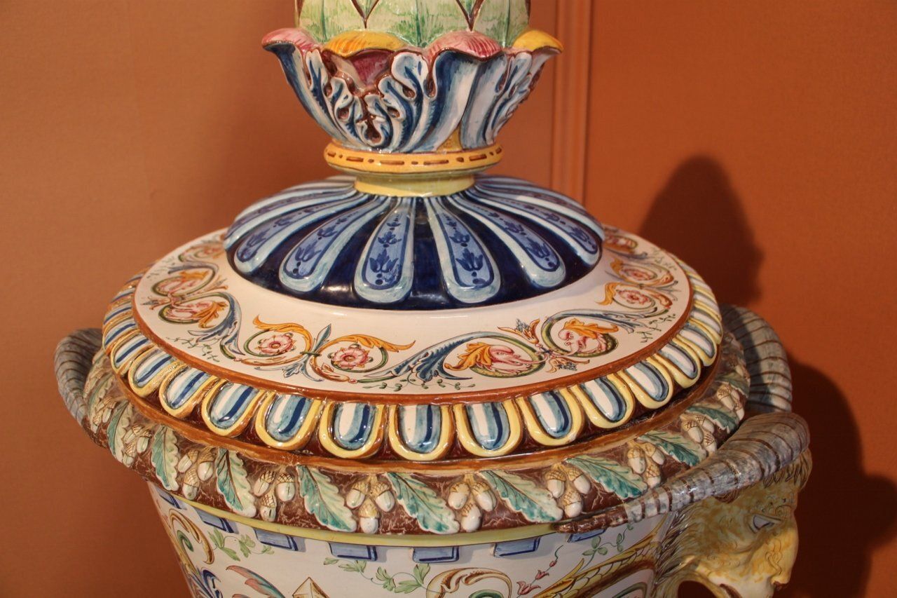 Universal Exhibition Of Paris Vase In Earthenware From Toul Bellevue, 1889 photo 9973.0