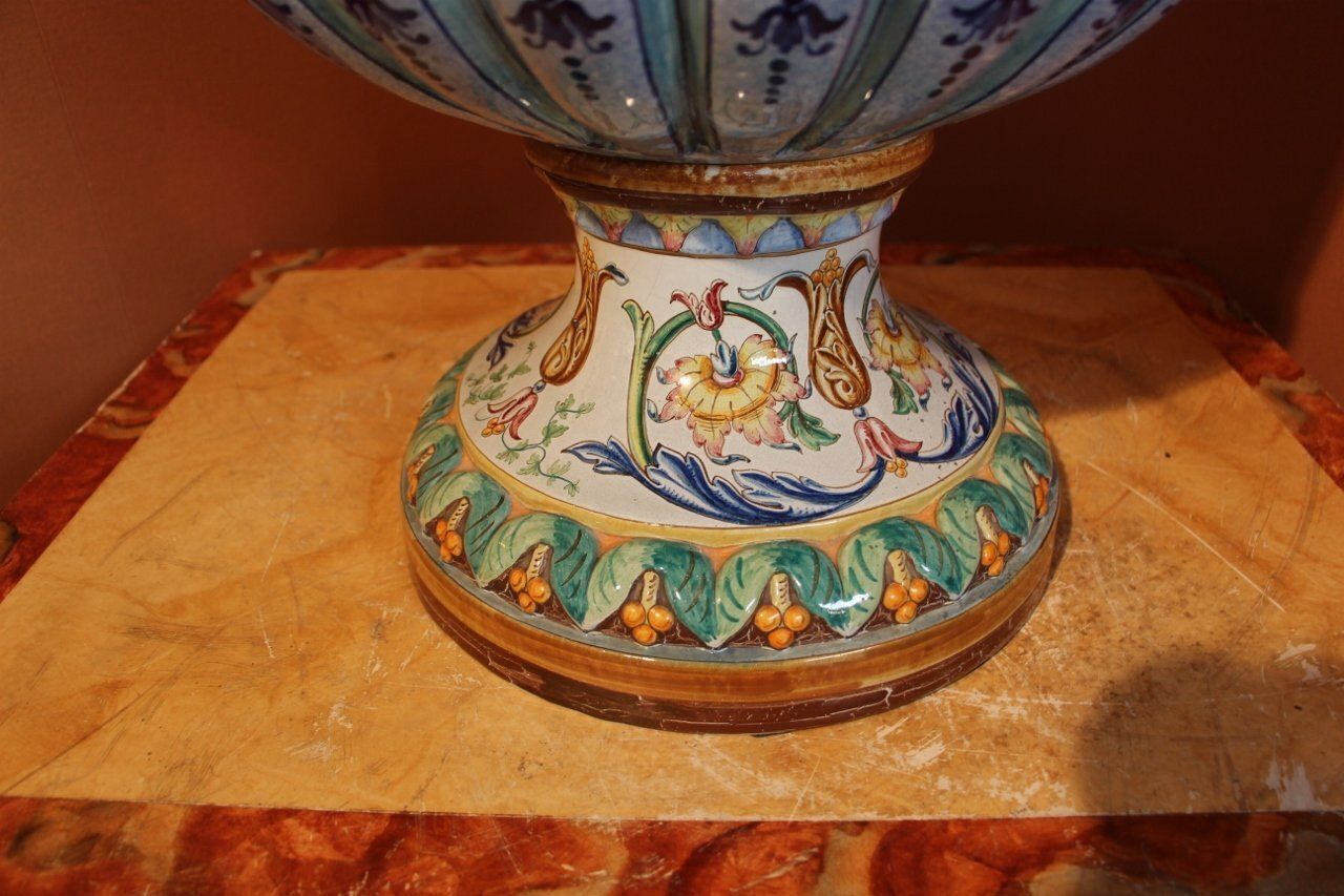 Universal Exhibition Of Paris Vase In Earthenware From Toul Bellevue, 1889 photo vinterior