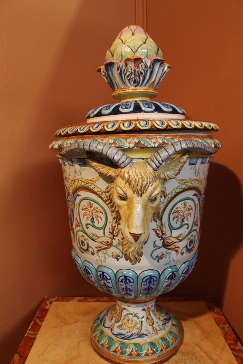 Universal Exhibition Of Paris Vase In Earthenware From Toul Bellevue, 1889 photo buy