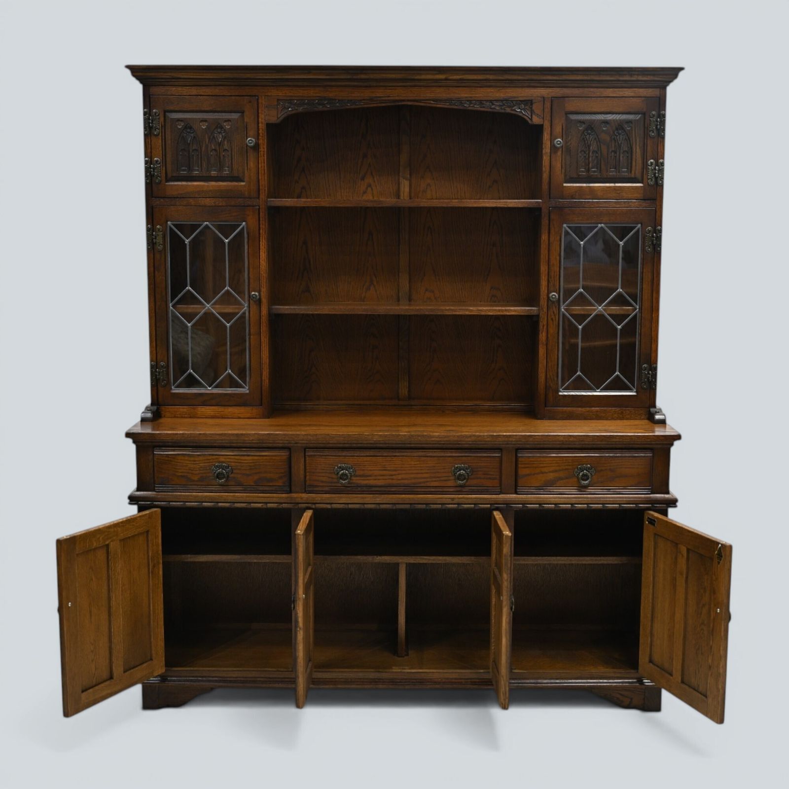 photo for sale Old Charm Oak Dresser Warwick Light Oak Finish Sideboard Exc Free Uk Delivery*