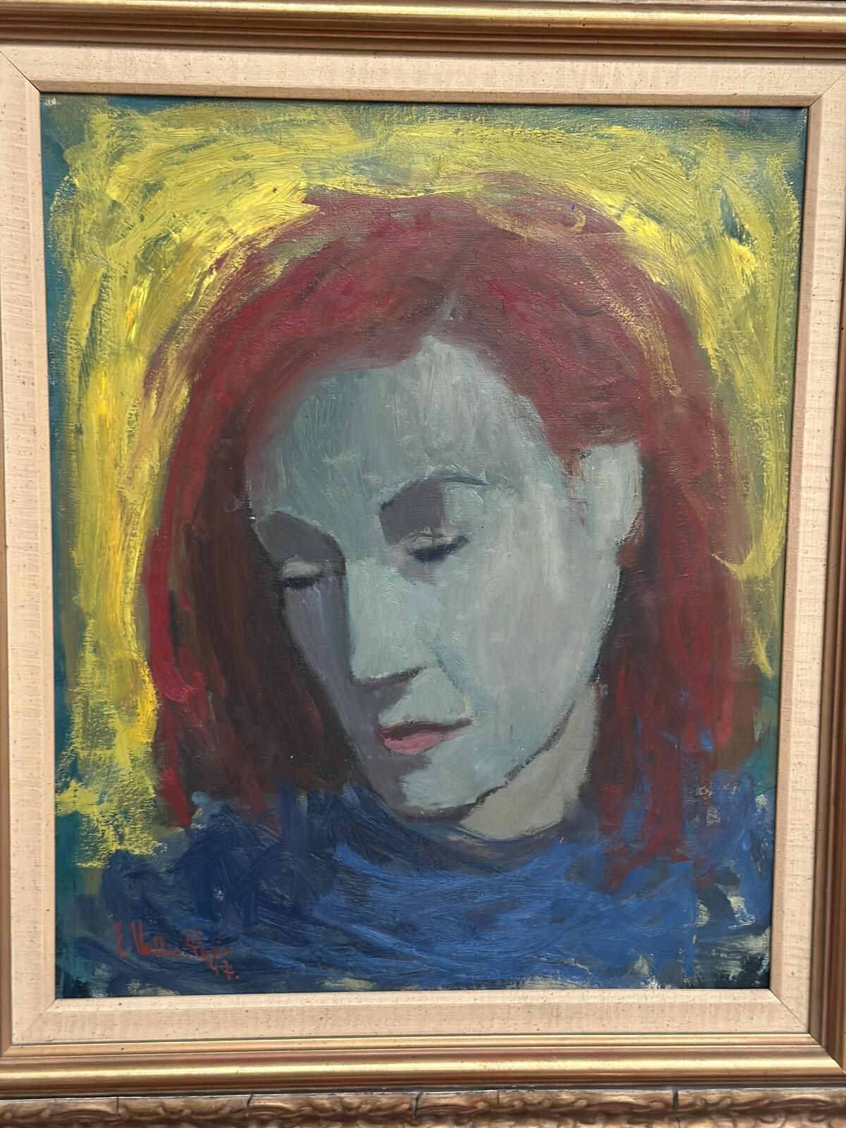 Art “Woman With Red Hair” By Erik Walter Persson photo