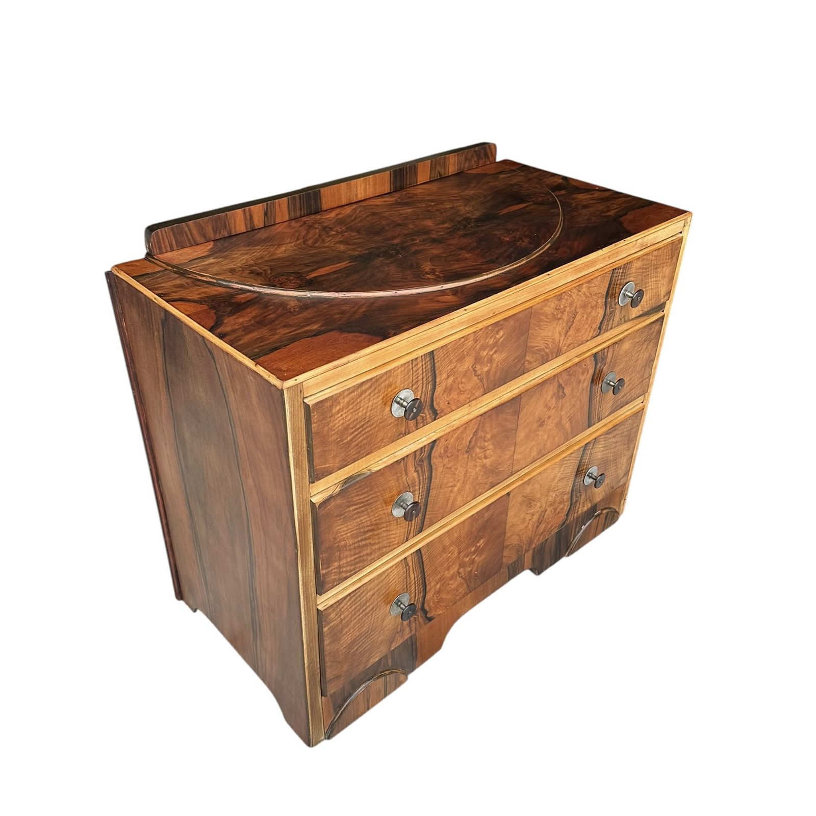 Art Deco Walnut Chest Of Drawers photo furniture