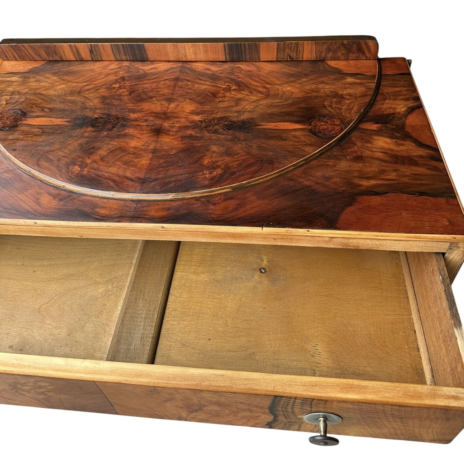 Art Deco Walnut Chest Of Drawers photo for sale