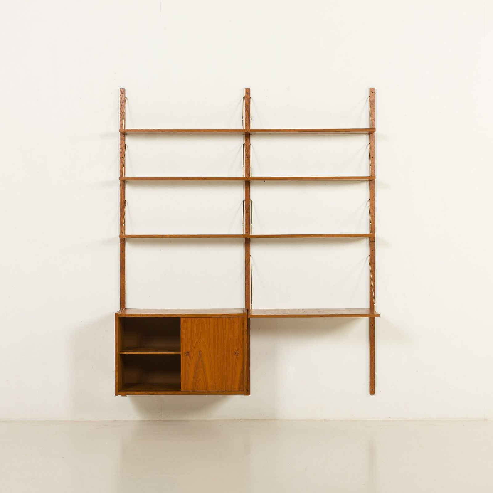Danish Teak Wall Unit In The Style Of Cadovius, Sorensen, 1960s photo furniture