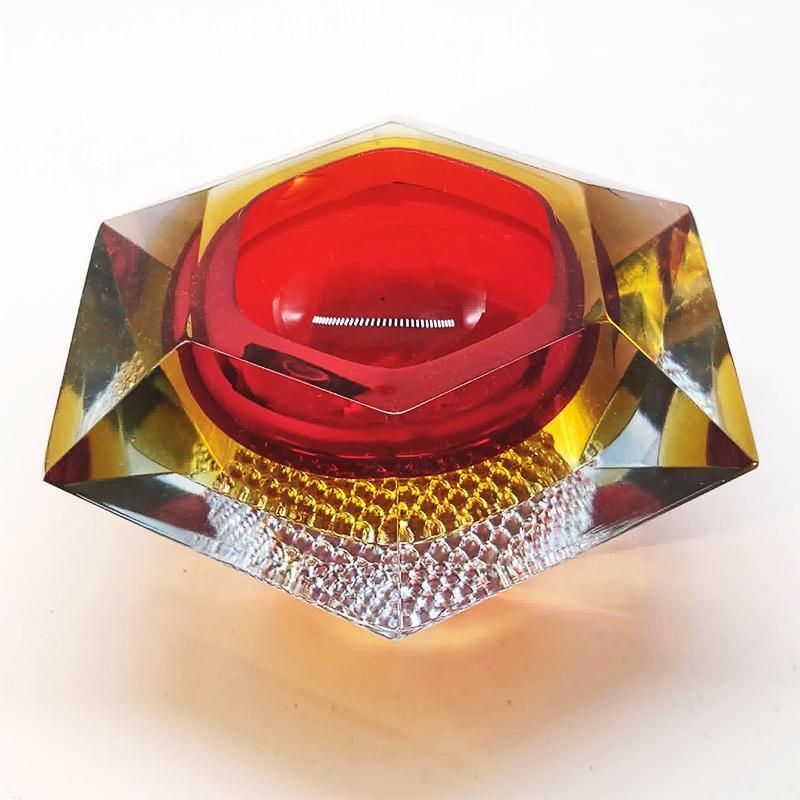 Cendrier ou vide-poche en verre de Murano, années 1960, par Flavio Poli pour Seguso.