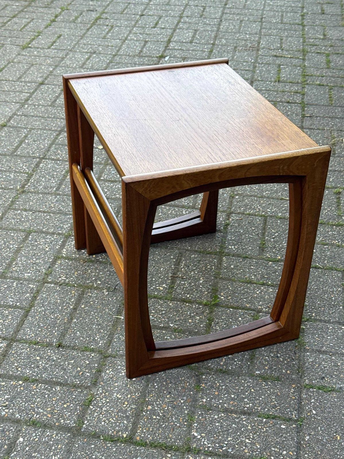 195.0 Vintage G Plan Style Teak Nest Of Two Side Tables – Mid Century Modern 1960s / 1970s photo