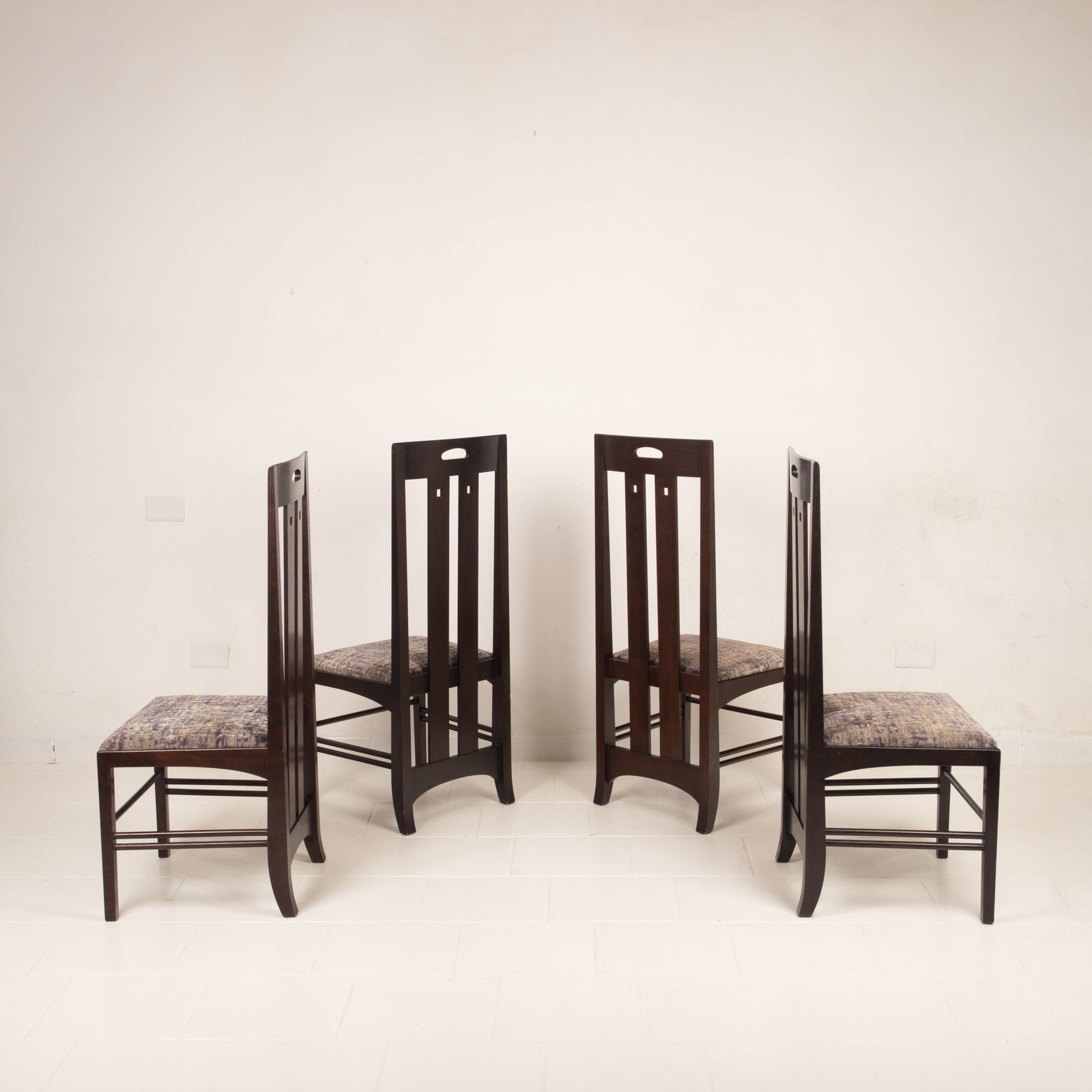 306 Ingram Low Chairs By Charles Rennie Mackintosh For Cassina photo furniture