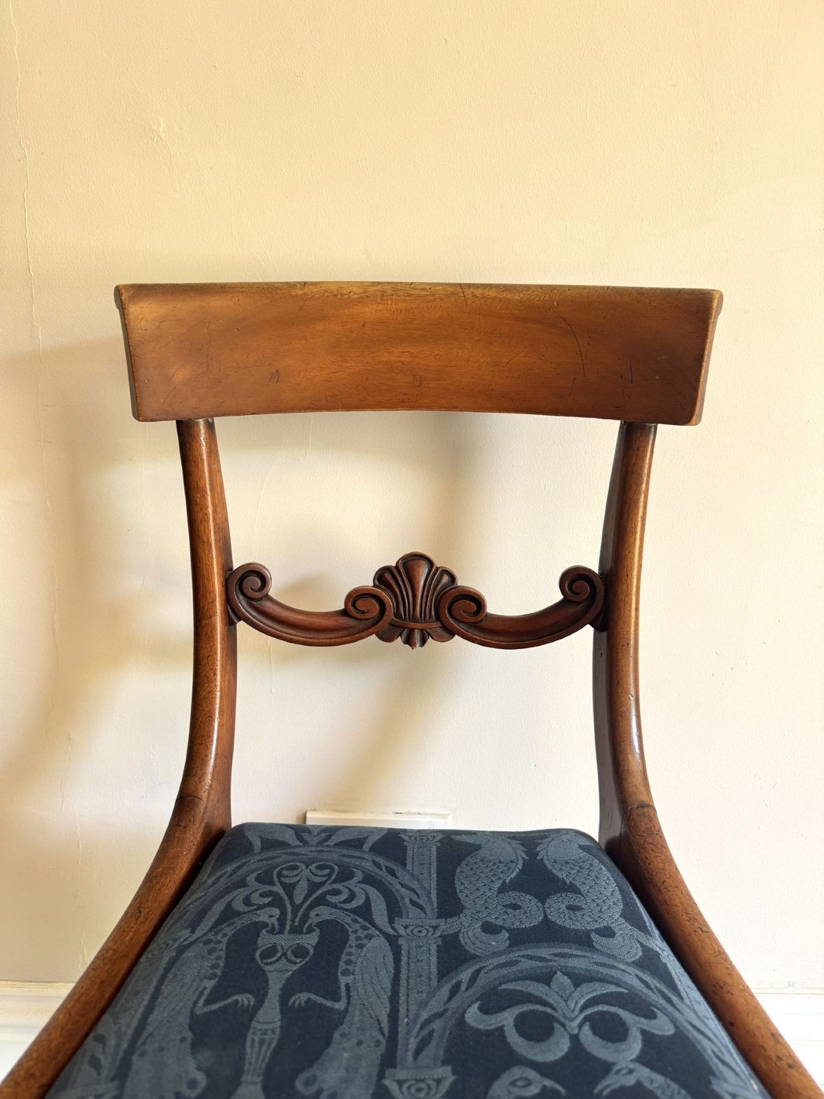 Quality Set Of Six Antique Regency Mahogany Dining Chairs photo for sale