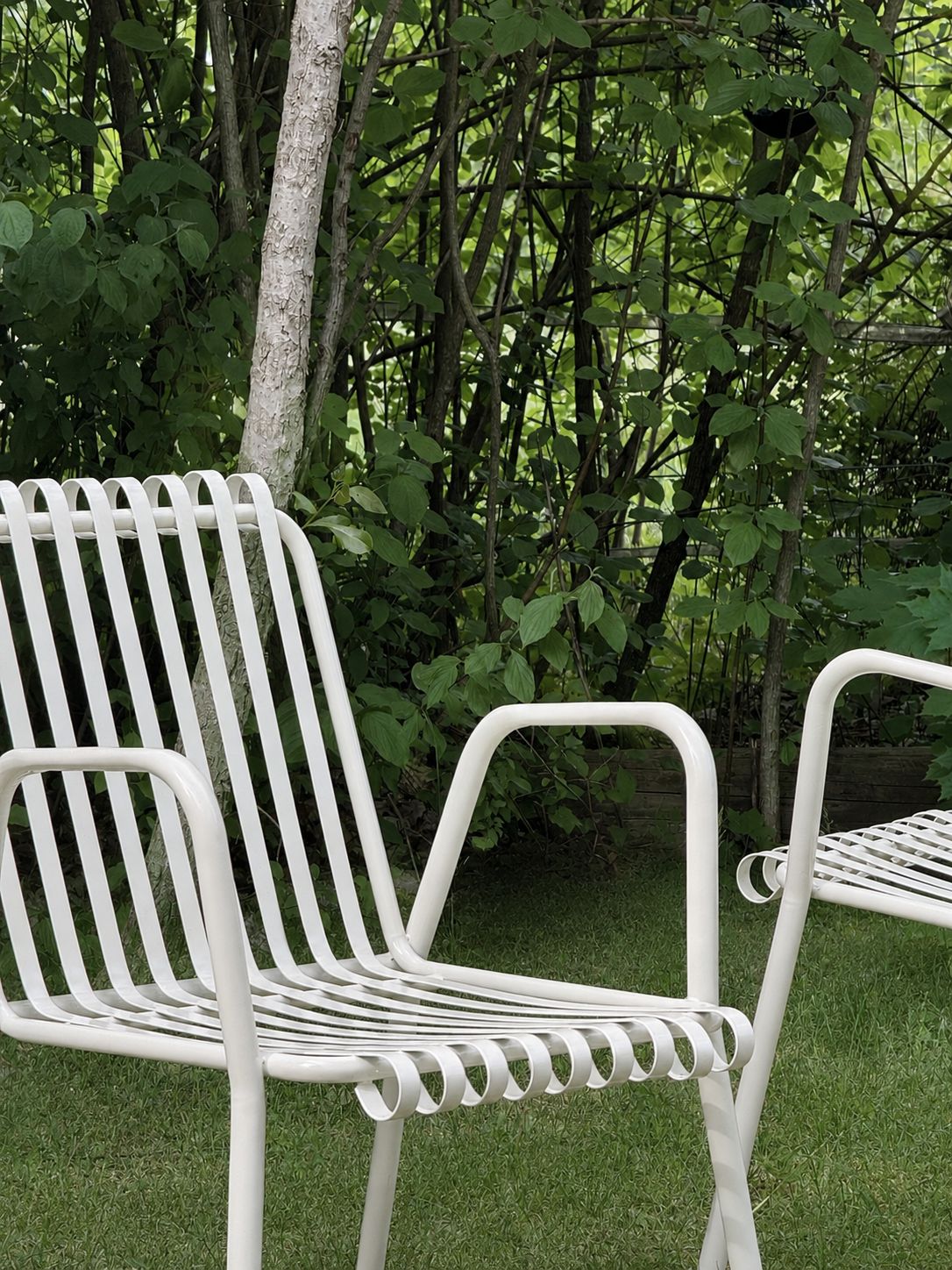 Vintage Italian 1950s Metal Garden Chairs   Set Of 4 photo furniture