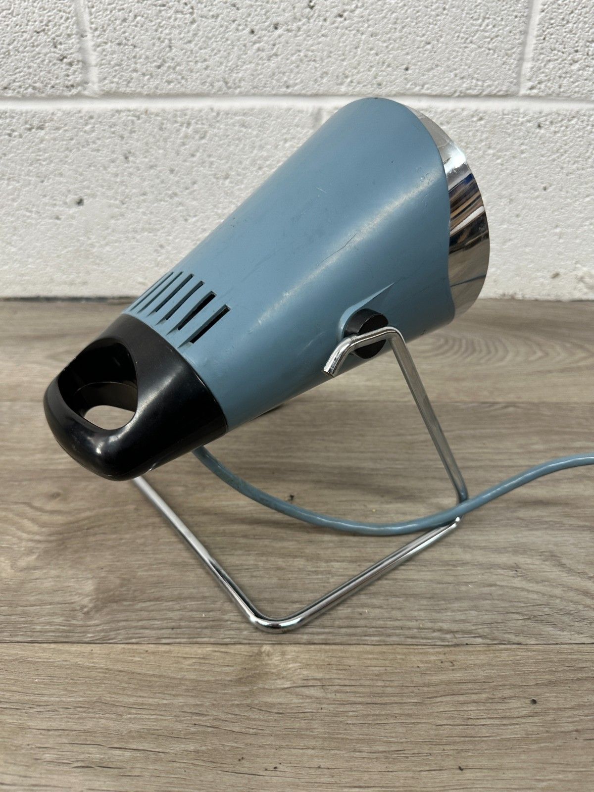 Working Phillip's Heat Red Light Therapy Lamp Metal Vintage Retro Space Age Mcm photo buy