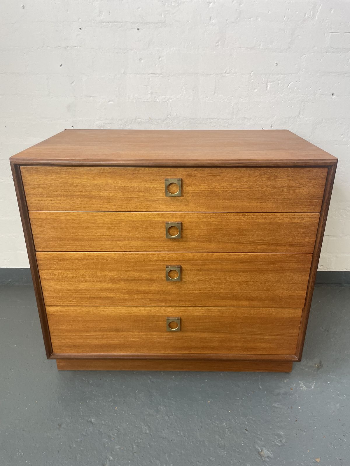 G Plan “Form Five” 4 Drawer Chest Of Drawers | Roger Bennett Design | Mid Century Modern Teak photo furniture