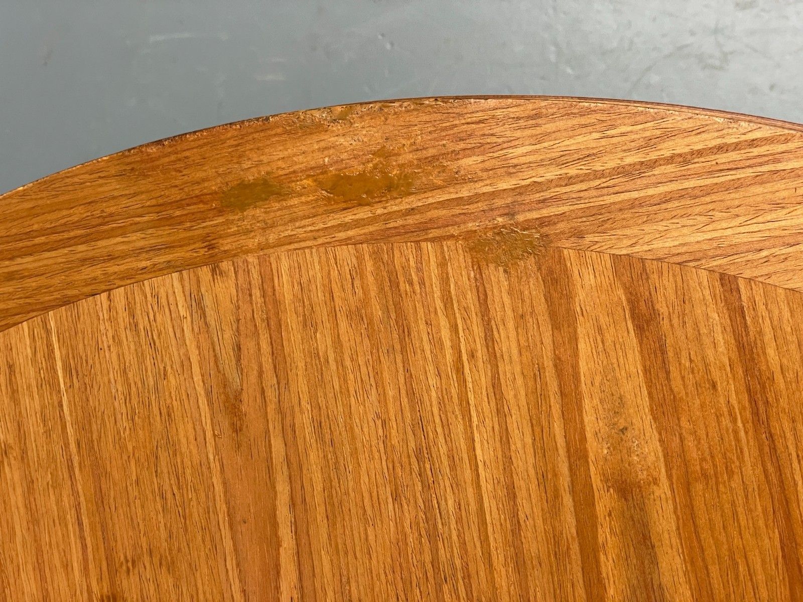 photo for sale Vintage Circular Coffee Table By Stonehill 1960s Retro Teak Quartered Eb12200