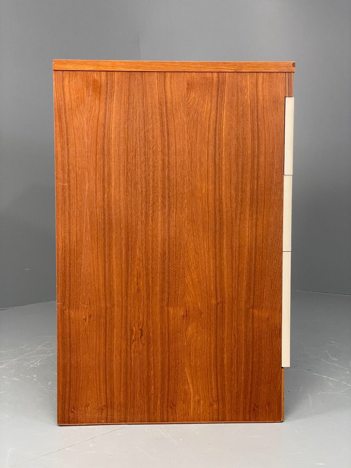 Vintage Chest Of Drawers By Uniflex Retro 1970s Teak Off White Eb12196 photo Furniture