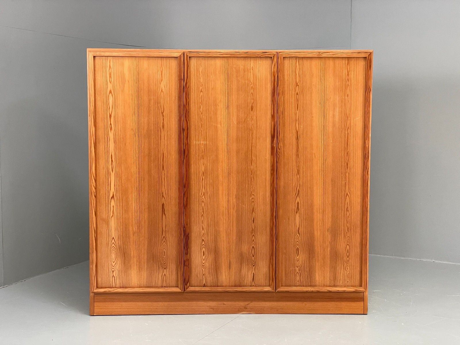 Vintage Danish Pine Cabinet By Viborg Møbler 1970s Drawers Shelving Eb10846 photo furniture