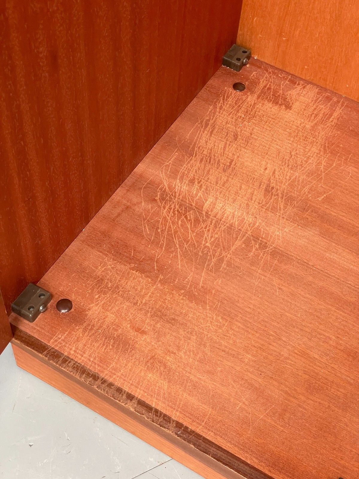 Furniture Vintage G Plan Teak Wardrobe Clothes Rail Shelves Mid Century Eb12206 photo