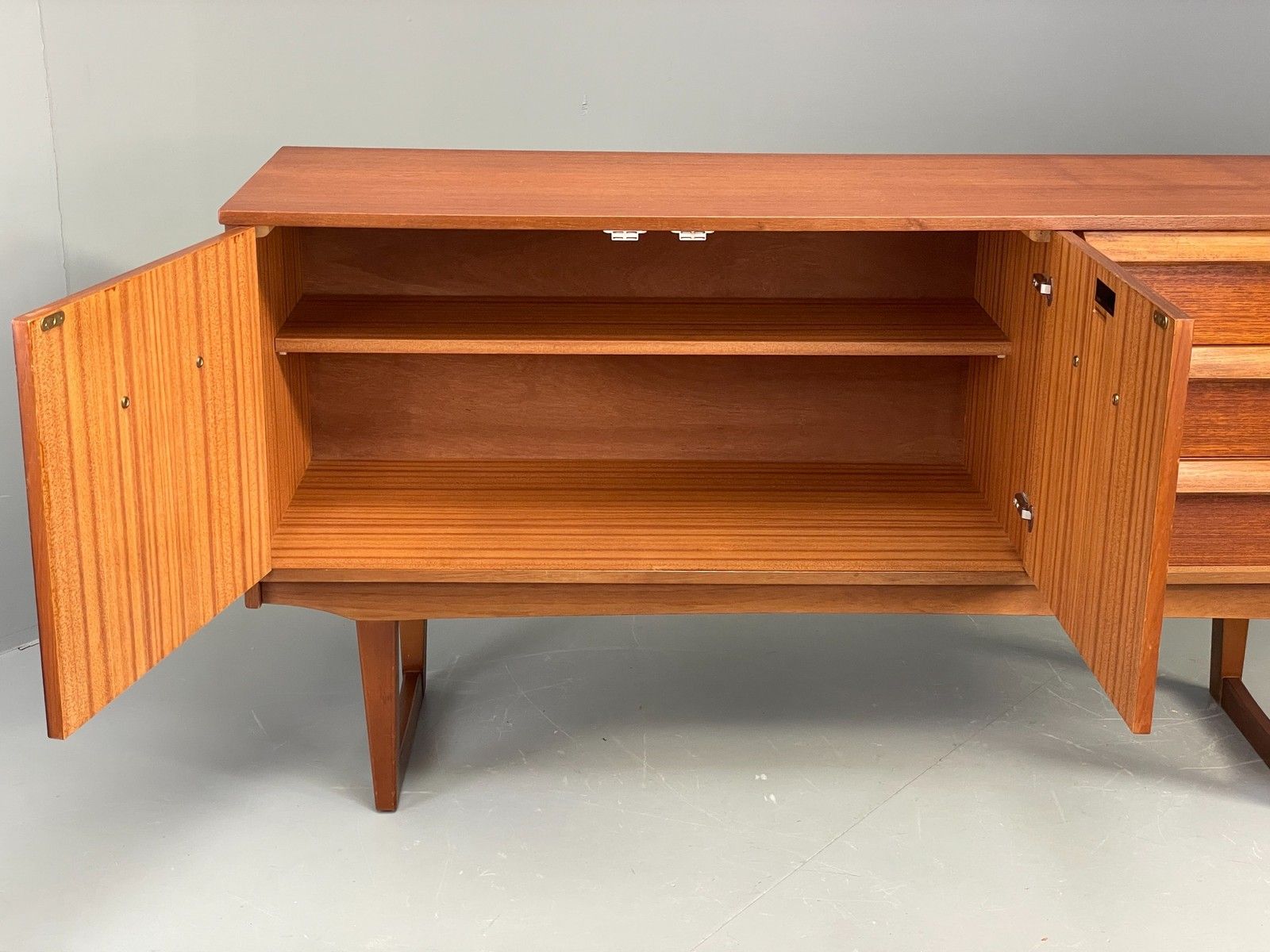 Vintage 1960s Teak Sideboard By Stonehill Retro Mid Century Drawers Eb12209 photo Furniture