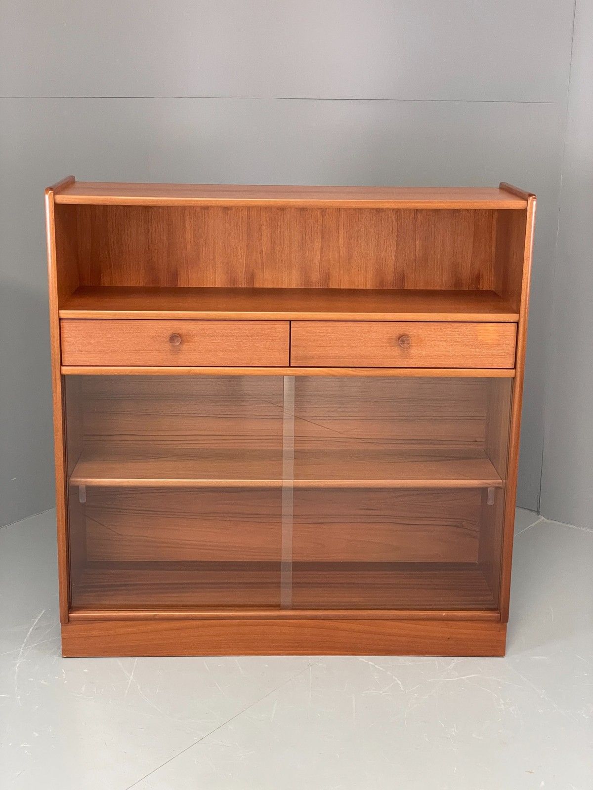 Vintage Nathan Shelving Unit Glazed Drawers 1970s Retro Eb12203