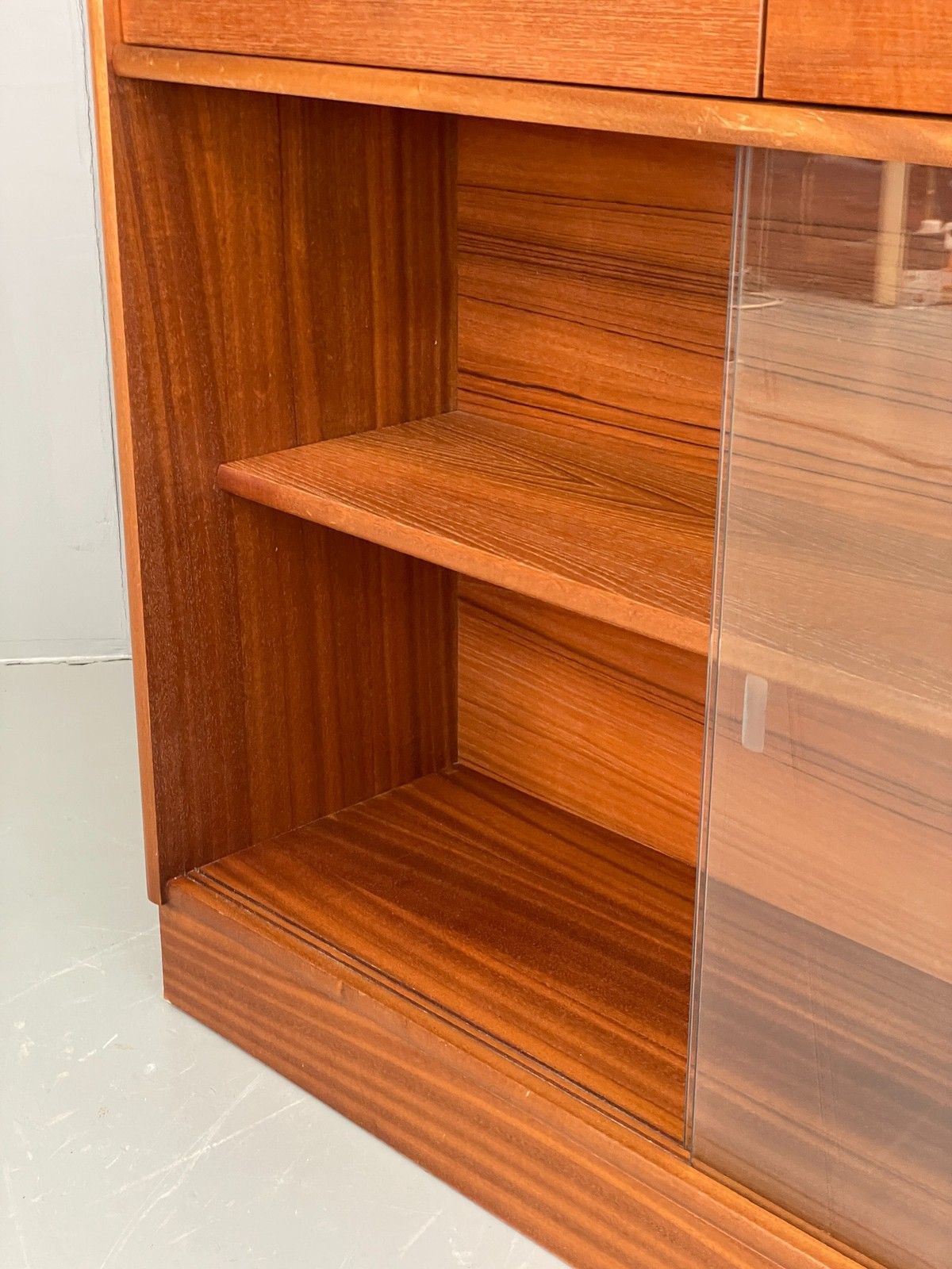 photo for sale Vintage Nathan Shelving Unit Glazed Drawers 1970s Retro Eb12203