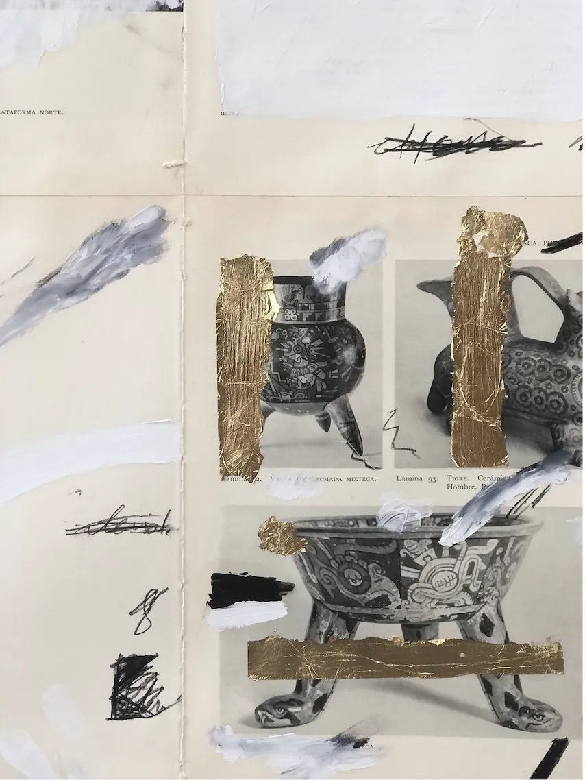 Sébastien Coutheillas Gold Mexican Chronologie, 2026 Mixed Media Artwork photo for sale