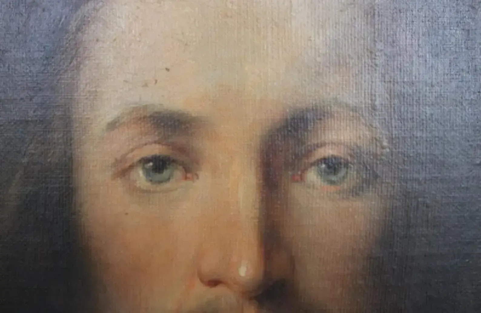 Antique European School Portrait Of Christ – 18th/19th Century – Old Master Oil Painting photo vinterior