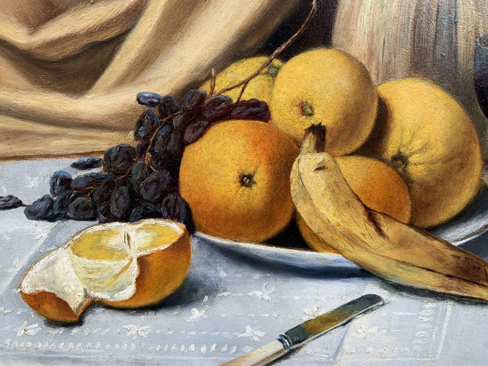photo furniture Museum Quality Still Life Oil Painting Edwardian Antique Signed Original (2of2)